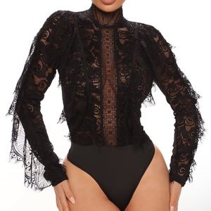 In My Shadow Lace Bodysuit